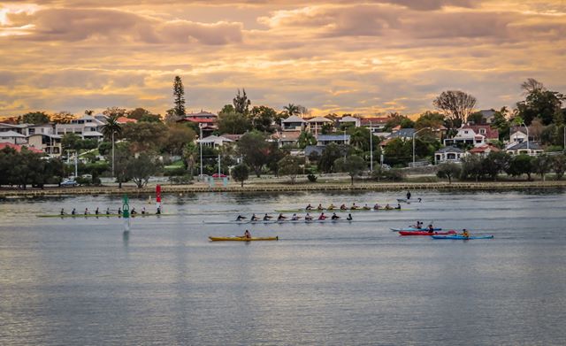 masters club rowing group