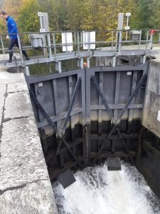 Rowing in Germany Locks on the Rhine